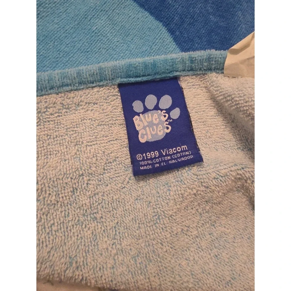Vintage 1999 Blue's Clues‎ Set Of 2 Beach Towels 100% Cotton